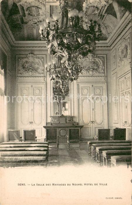 Sens 89 La Salle des Mariages du nouvel Hôtel de Ville