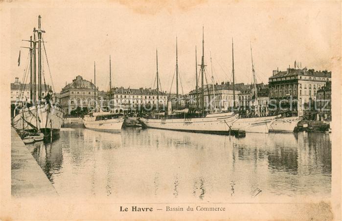 Le Havre Bassin du Commerce Bateaux