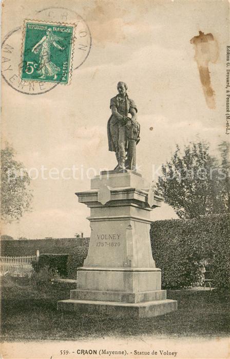 Craon Mayenne Statue de Volney Monument