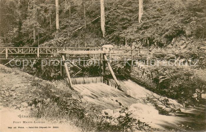Gerardmer Vosges Pont Marie Louise