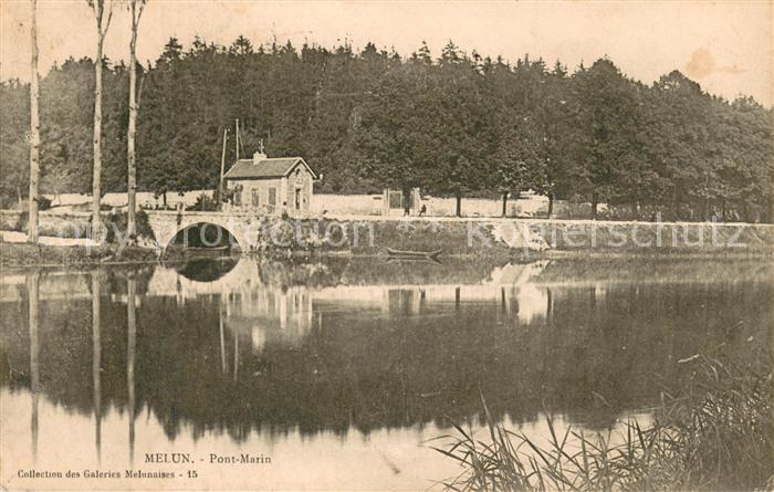 Melun Seine et Marne Pont Marin