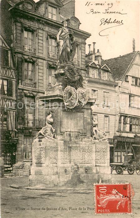 Rouen Statue de Jeanne d_Arc Monument Place d