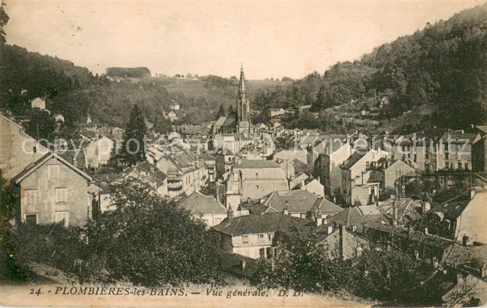 Plombieres-les-Bains Vosges Vue Generale