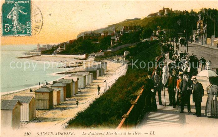 Sainte-Adresse Boulevard Maritime et la Hève