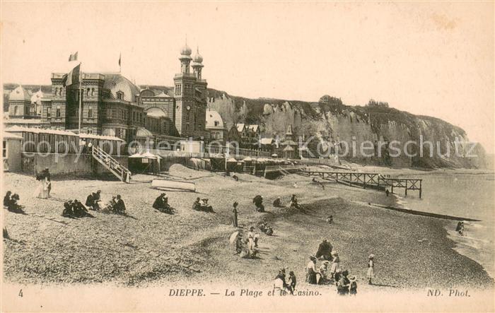 Dieppe 76 La plage et le casino