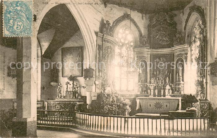 Huelgoat Intérieur de la Chapelle des Cieux