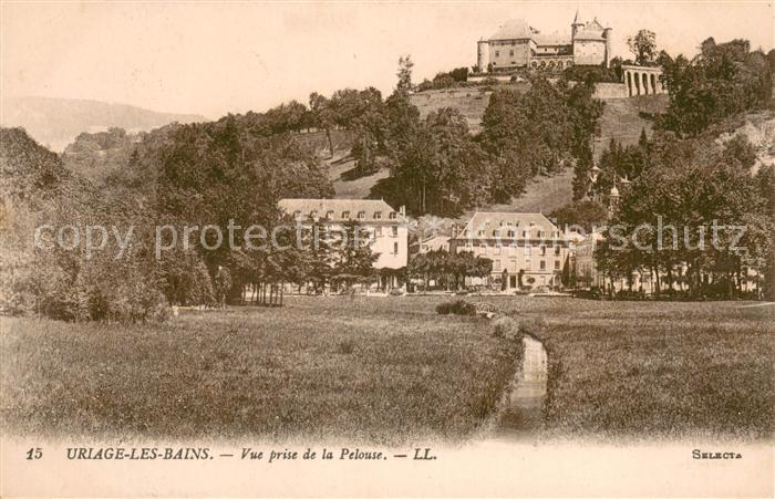 Uriage-les-Bains Isere Vue prise de la Pelouse