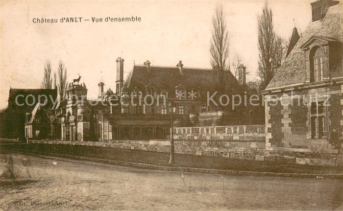 Anet Vue d ensemble du Chateau