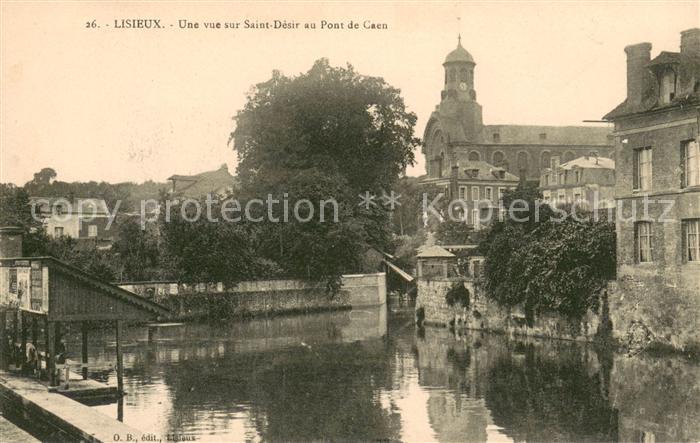 Lisieux Vue sur Saint Désir au Pont de Caen