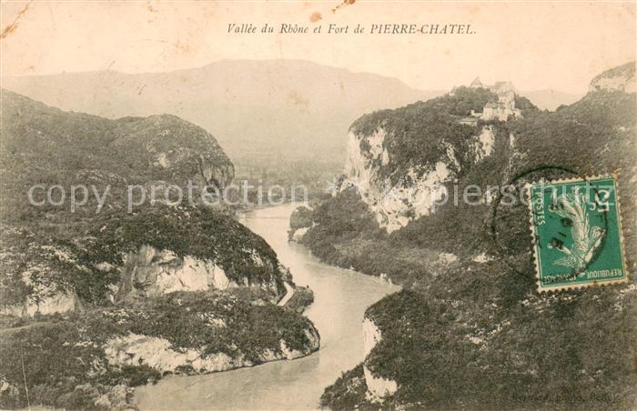Pierre-Chatel Panorama Vallee du Rhône et le fort