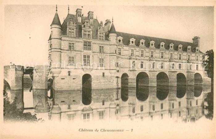 Chenonceaux Indre et Loire Chateau Schloss