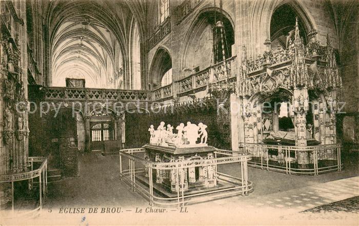 Bourg-en-Bresse Eglise de Brou le choeur