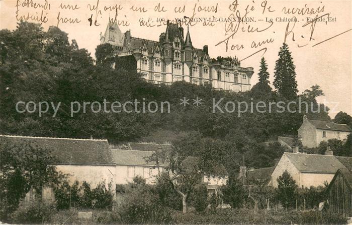 Montigny-le-Gannelon Chateau facade est Schloss