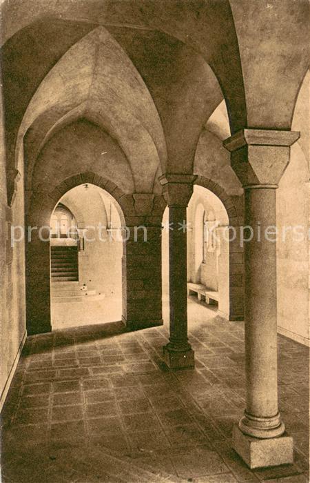 Solesmes Sarthe Au premier étage de l'Abbaye Saint Pierre