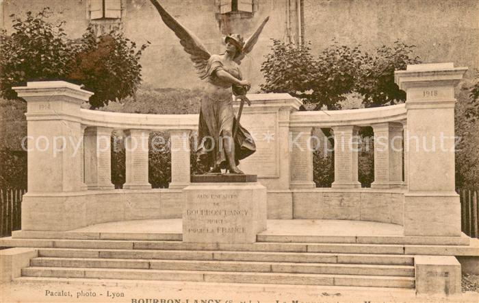 Bourbon-Lancy Monument aux enfants morts pour la France