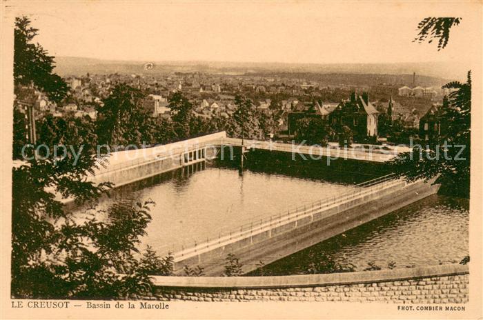 Le Creusot Saone-et-Loire Bassin de la Marolle