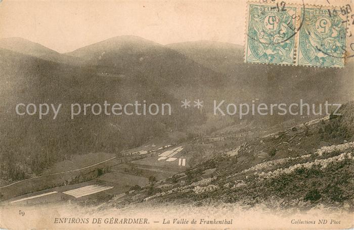 Gerardmer Vosges Panorama Vallee de Frankenthal
