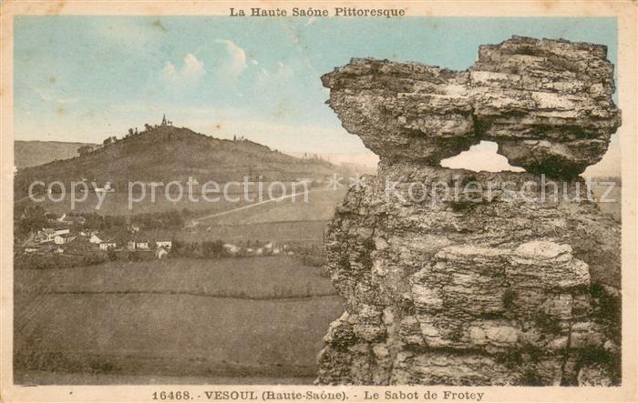 Vesoul Haute Saone Le Sabot de Frotey Rocher