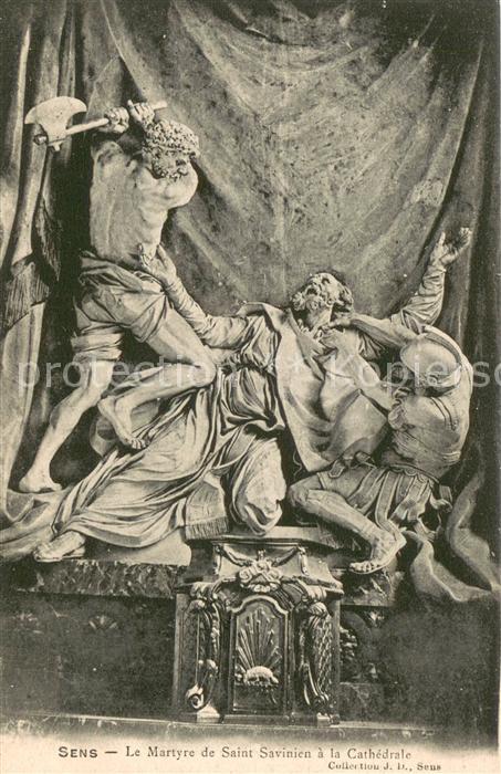 Sens 89 Le Martyre de Saint Savinien a la Cathedrale