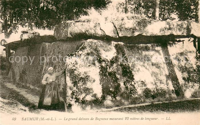 Saumur Grand dolmen de Bagneux Megalithgrab