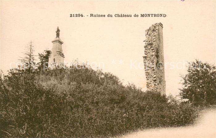 Montrond-le-Chateau Ruines du Chateau Monument