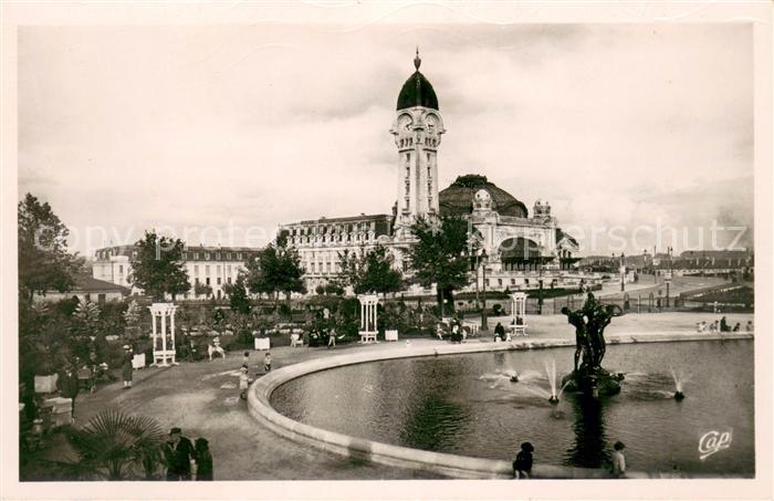 Limoges Haute Vienne La gare et les nouveaux jardins