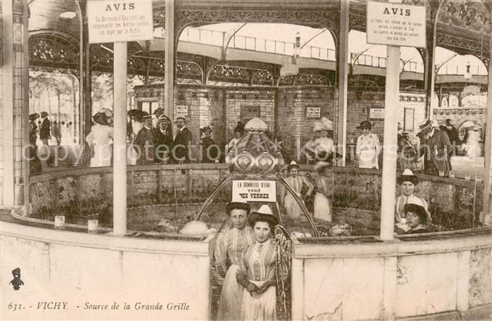 Vichy Allier Source de la Grande Grille