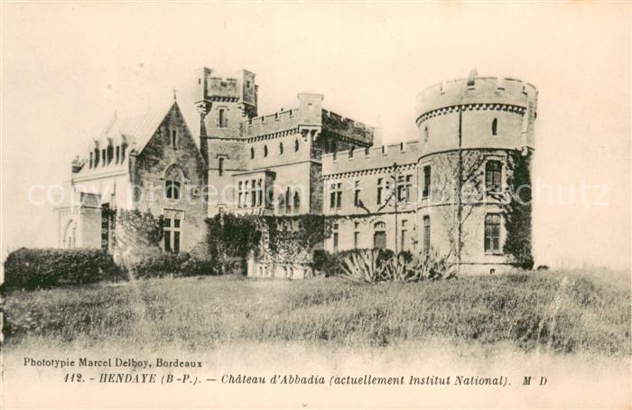 Hendaye Pyrenees Atlantiques Chateau d’Abbadia