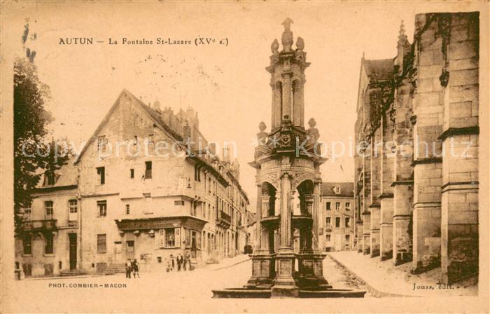 Autun La Fontaine St Lazare