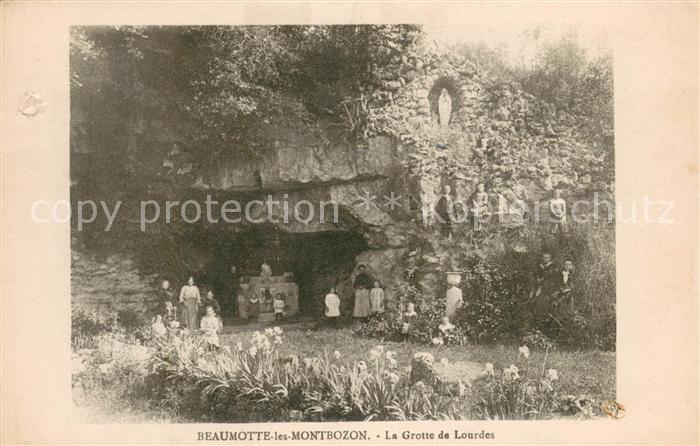 Beaumotte-les-Montbozon La Grotte de Lourdes
