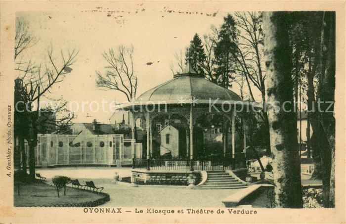 Oyonnax La Kiosque et Theatre de Verdure