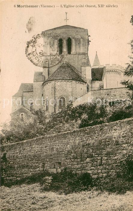 Morthemer Valdivienne Eglise Cote Ouest