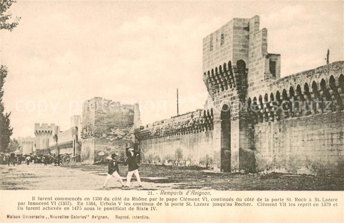Avignon Vaucluse Remparts d Avignon