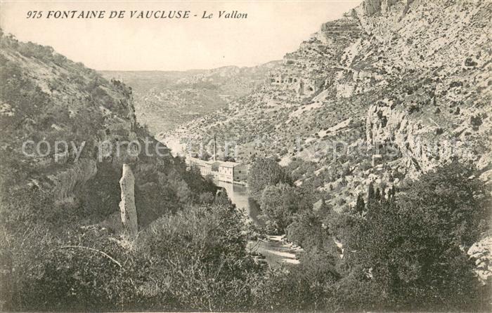 Fontaine-de-Vaucluse Le Vallon