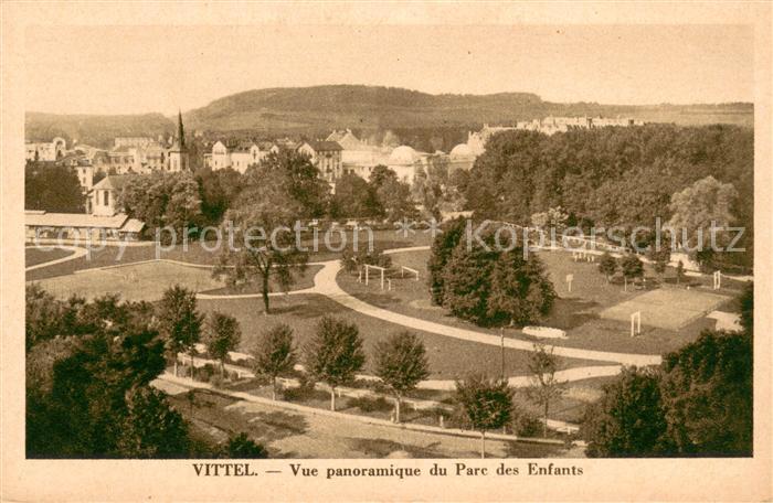 Vittel Vue panoramique du Parc des Enfants