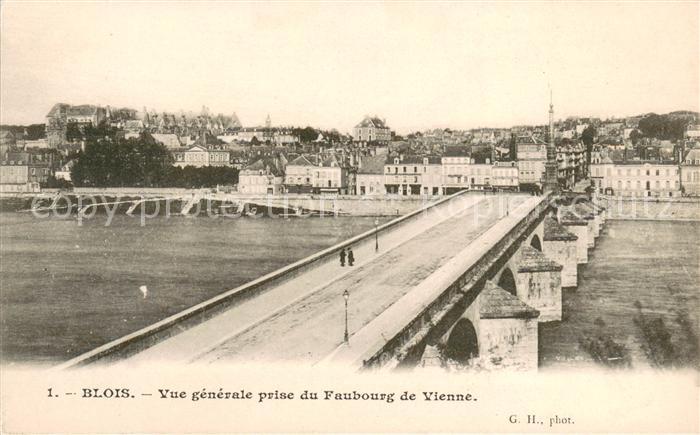 Blois 41 Vue generale prise du Faubourg de Vienne