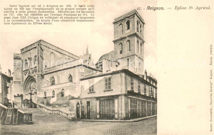 Avignon Vaucluse Eglise St Agricol