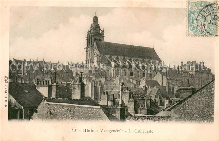 Blois 41 Vue generale La Cathedrale