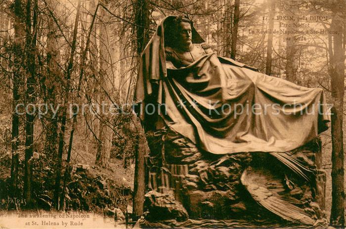 Fixin Parc Noisot La Reveil de Napoleon a Ste Helene par Rade