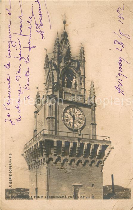 Avignon Vaucluse Tour Jacquemar a l’Hotel de Ville