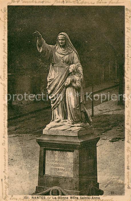 Nantes Loire Atlantique La Bonne Mere Sainte Anne