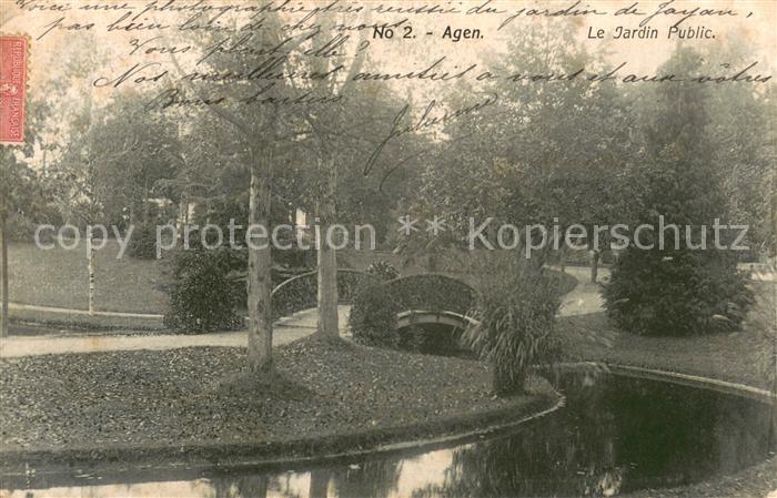 Agen Lot et Garonne Le Jardin Public