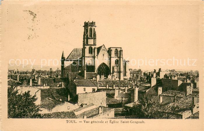 Toul 54 Vue generale et Eglise Saint Gengoult