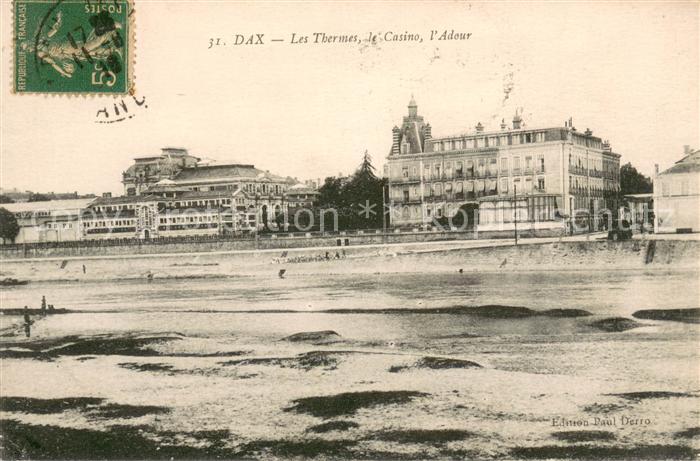 Dax Landes Les Thermes le Casino l'Adour