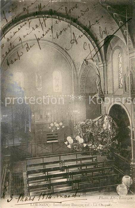 Limoges Haute Vienne Institution Beaupeyrat La Chapelle