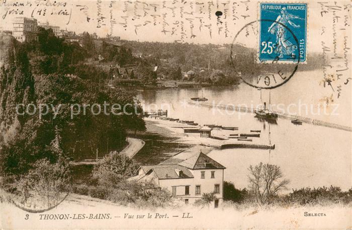 Thonon-les-Bains Vue sur le Port