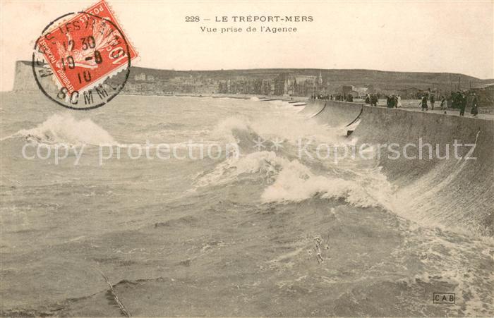 Le Treport Mers Vue prise de l'Agence