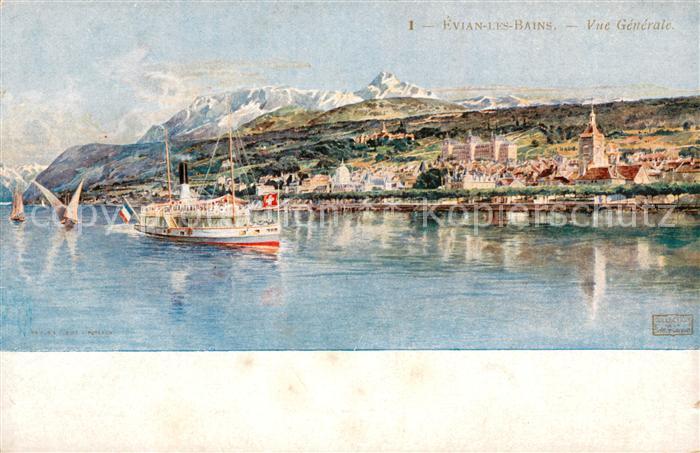 Evian-les-Bains Haute Savoie Vue generale