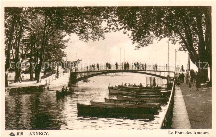 Annecy Haute-Savoie Le Pont des Amours