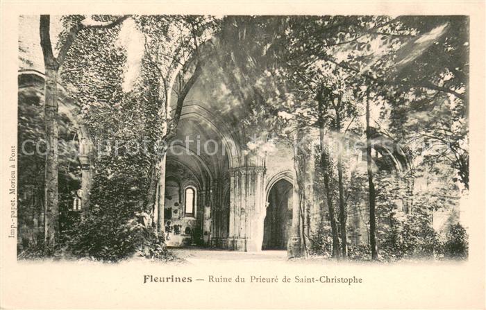 Fleurines Ruine du Prieure de Saint Christophe